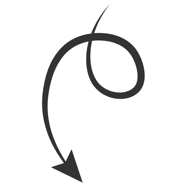 arrow-spiral-down